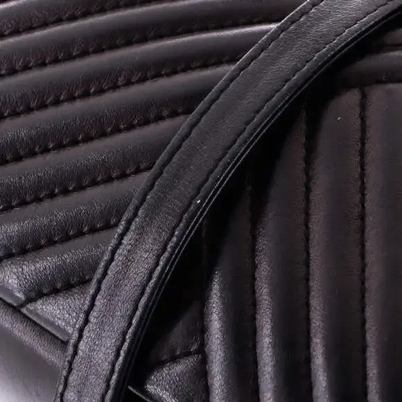 Chanel Cc Crossing Flap Bag Chevron #242416C42B - Picture 8 of 9